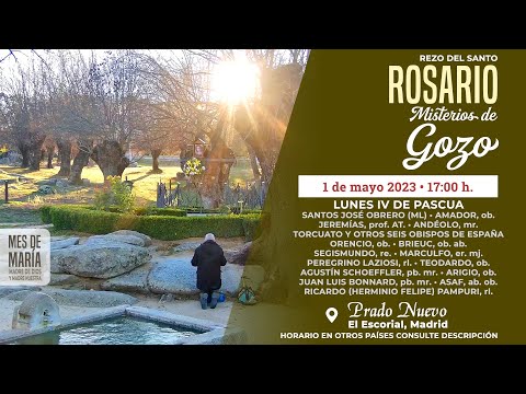 SANTO ROSARIO de hoy Lunes (Misterios Gozosos) en DIRECTO desde PRADO NUEVO a las 17:00 h.