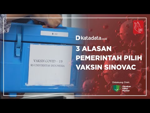 3 Alasan Pemerintah Pilih Vaksin Sinovac | Katadata Indonesia
