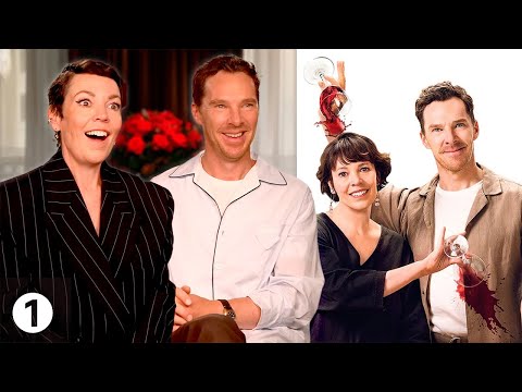Olivia Colman, Benedict Cumberbatch & the Roses cast on movie tropes & best laughs "What a 'mare!"