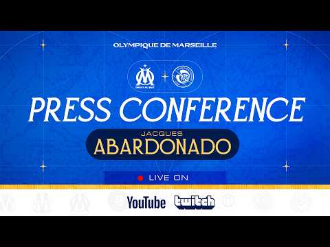 🎙️ Suivez en direct la conférence de presse de Jacques Abardonado avant #OMRCSA