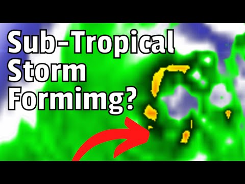 Sub-Tropical Storm Forming in January?