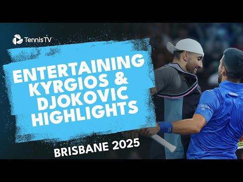 Kyrgios & Djokovic Take On No.1 Seeds Mektic & Venus | Brisbane 2025 Highlights