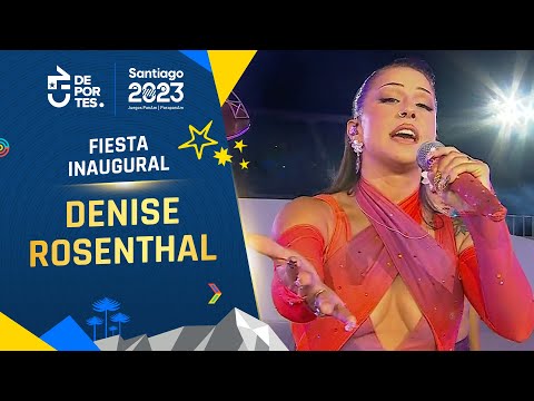 ¡CANTO Y BAILE! : El show de Denise Rosenthal en la inauguración de los Juegos Parapanamericanos