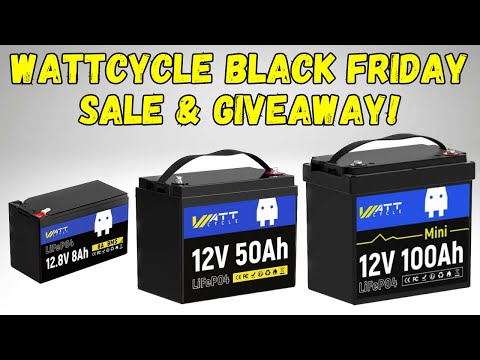 Who Wants A Free Battery?  Watt Cycle Black Friday Sale & Giveaway