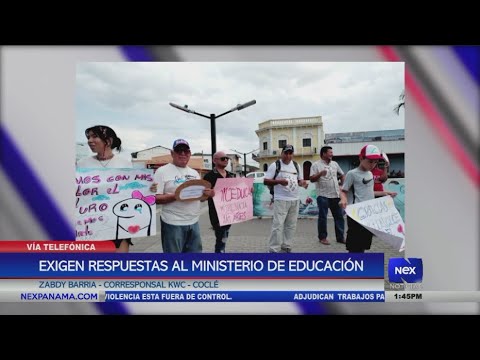 Estudiantes y docentes de la Escuela de Bellas Artes en Aguadulce exigen respuestas al MEDUCA