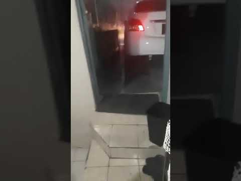 Car Fire Bombed Last Night in Port of Spain
