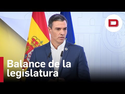 Sánchez hace balance de la legislatura y carga contra Botín, Galán y el PP