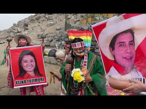 Perú: Chamanes hacen conjuro para que Pedro Castillo derrote a Keiko Fujimori en presidenciales