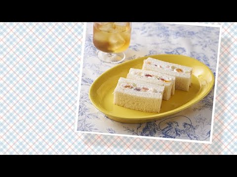 ヨーグルト漬けのドライフルーツサンド｜明治ブルガリアヨーグルト公式ヨーグルトレシピ
