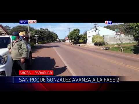San Roque González avanza a Fase 2 de la cuarentena inteligente