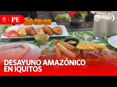 Desayuno con pescados amazónicos y carne de lagarto | Primera Edición | Noticias Perú