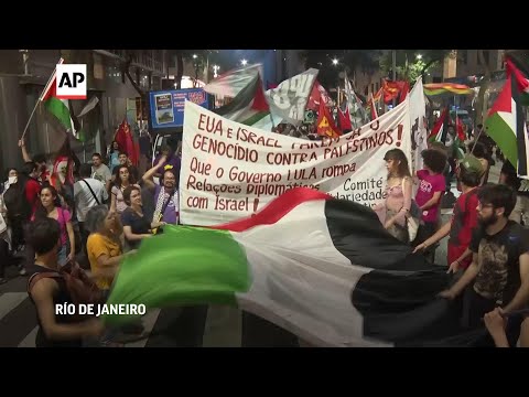 Manifestaciones en Latinoamérica por el Día Internacional de Solidaridad con el Pueblo Palestino