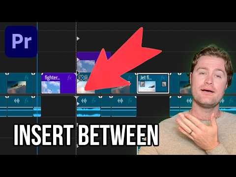 How to Insert Between Clips in Premiere Pro