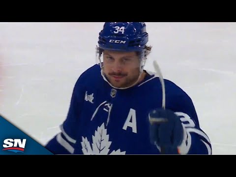 Auston Matthews Scores 65th Goal With Power Play Blast