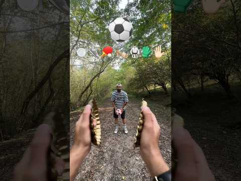 Insane Jungle Challenge 😱 ASMR CATCH The Football with 7 Crazy Tools ⚽| Unbelievable Amoofadaa#viral