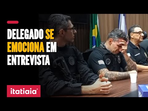 DELEGADO DA POLÍCIA CIVIL SE EMOCIONA AO RELATAR CAPTURA DE CRIMINOSO NO ES