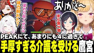 【PEAK】あまりにも手厚い介護をうける鷹宮くん【にじさんじ/鷹宮リオン ありさか 椎名唯華 うるか】