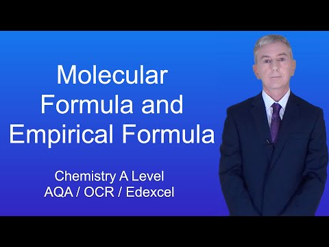 A Level Chemistry Molecular Formula and Empirical Formula