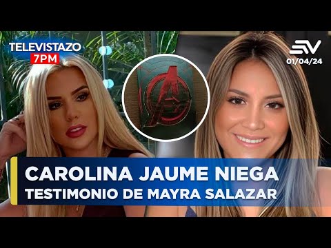 Carolina Jaume niega versión de Mayra Salazar, expresa porqué entregó agenda | Televistazo en Vivo