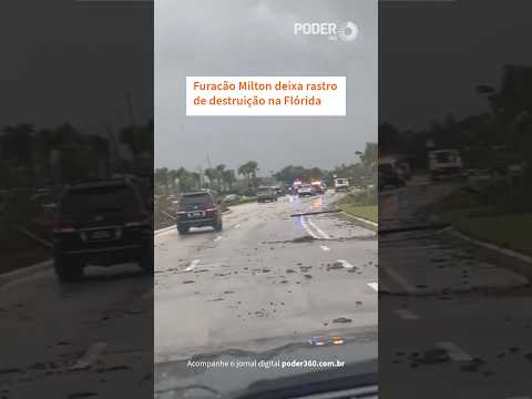 Furacão Milton deixa rastro de destruição na Flórida