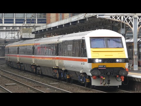 Intercity 82139 leads through Ipswich with 87002 on the rear working 1Z87 16/3/22