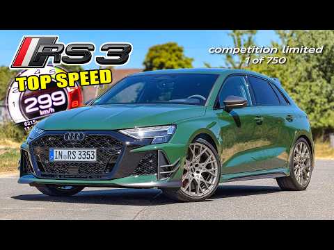 2026 Audi RS3 Competition Limited // TOP SPEED REVIEW on AUTOBAHN