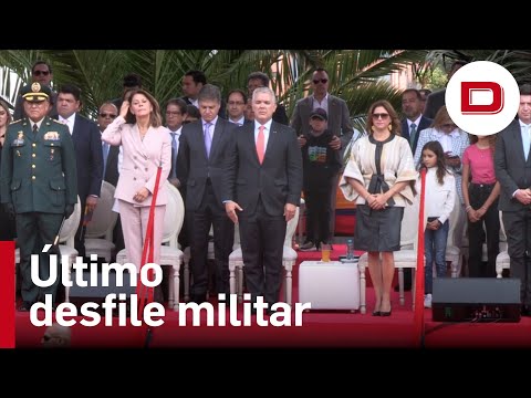 Duque preside por última vez el desfile militar por el Día de la Independencia de Colombia