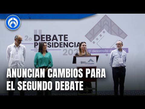 Candidatos tendrán más tiempo para desarrollar sus propuestas en el segundo debate: Consejero el INE