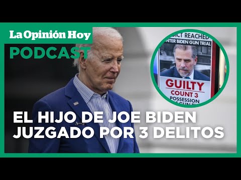 Hunter Biden, condenado por posesión ilegal de armas. Ronda Política.