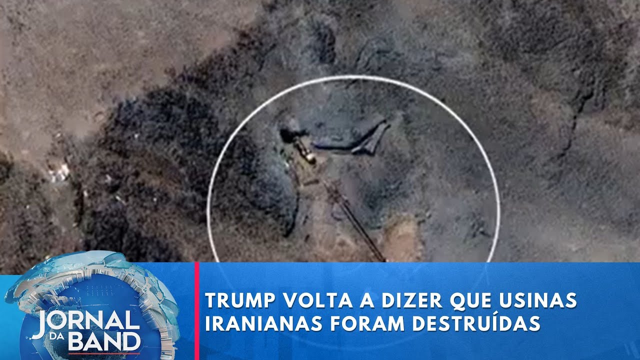 Trump volta a dizer que usinas iranianas foram totalmente destruídas | Jornal da Band