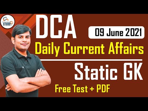 9 June 2021 Current Affairs in Hindi | Daily Current Affairs 2021 | Study91 DCA By Nitin Sir