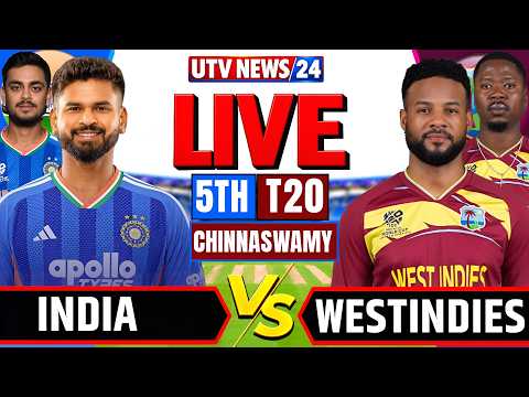 🔴Ind vs <strong>Wi</strong> 5th T20 Cricket <strong>Live</strong> Score &amp; Commentary | Ind vs <strong>Wi</strong> 5th T20 Final Today | Ind vs <strong>Wi</strong> <strong>Live</strong>