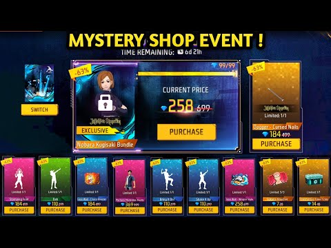 MYSTERY SHOP EVENT FREE FIRE| FREE FIRE NEW EVENT| FF NEW EVENT TODAY| NEW FF EVENT|GARENA FREE FIRE