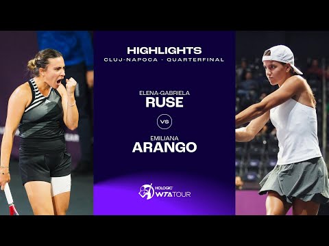 Elena-Gabriela Ruse vs. Emiliana Arango | 2023 Cluj-Napoca Quarterfinal | WTA Match Highlights