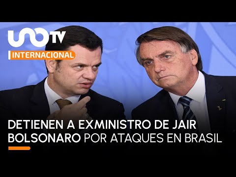 Detienen a exministro de Jair Bolsonaro por manifestaciones del 8 de enero en Brasil