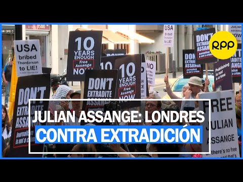 Londres:  Extradición de Julian Assange genera protestas