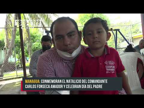 Conmemoran natalicio del Comandante Carlos Fonseca en CDI de Tipitapa - Nicaragua