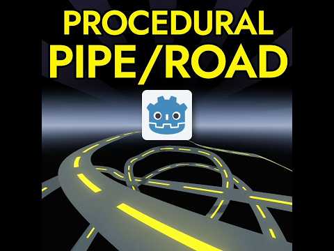 Make Pipes & Roads in Godot - EASY! 🔥 #advent #xmas #gift