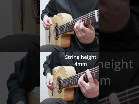 (2mm vs 4mm) Guitar string height
