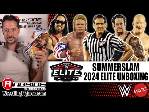 Ringside Collectibles Unboxing: WWE SummerSlam 2024 Elite Full Set of
Wrestling Action Figures!