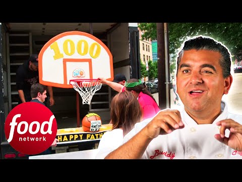 Buddy's Basketball Cake Is RUINED On The Way To The Surprise Party! | Cake Boss