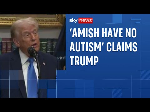 Trump makes announcement on autism and links condition to paracetamol