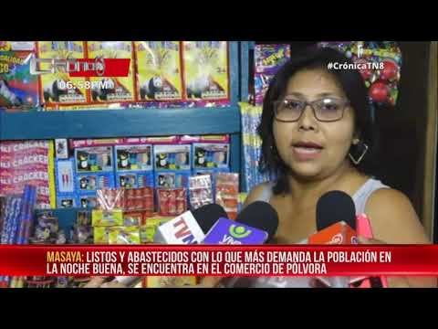 Con optimismo esperan el 24 de diciembre comerciantes de Pólvora en Masaya – Nicaragua