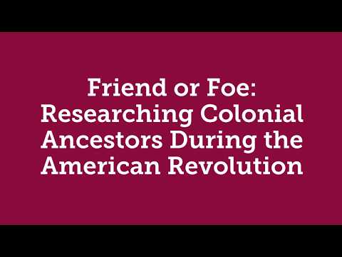 How to Research Colonial Ancestors