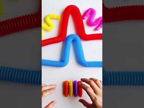 Relaxing and Crunchy Toy POP ASMR #diy #satisfyingvideos#relaxing #creative #oddasmr #naturalcolor