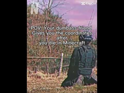 #sad #minecraft #stupid #friend