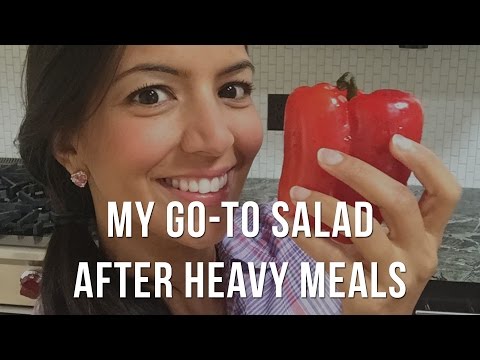 My Go-To Salad After Heavy Meals! {Lentil Detox Salad}