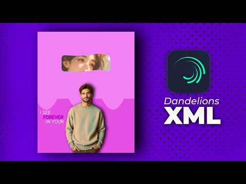 Instagram trending dandelions reels video edit | Alight motion XML file Included