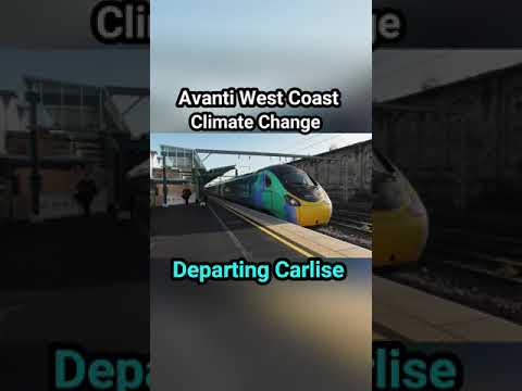 Avanti West Coast Climage change train departing Carlise | #shorts