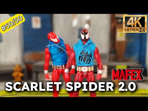 MAFEX Scarlet Spider 2.0 1/12 action figure Unboxing & REVIEW #mafex #spiderman #marvel